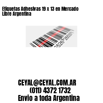 Etiquetas Adhesivas 19 x 13 en Mercado Libre Argentina