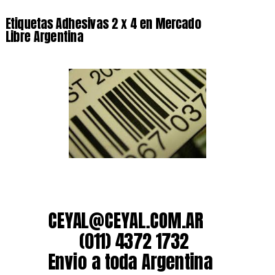 Etiquetas Adhesivas 2 x 4 en Mercado Libre Argentina