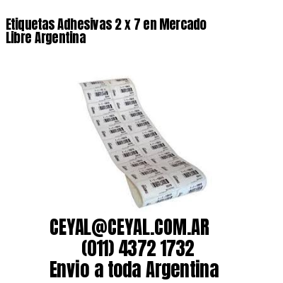 Etiquetas Adhesivas 2 x 7 en Mercado Libre Argentina