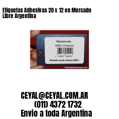 Etiquetas Adhesivas 20 x 12 en Mercado Libre Argentina