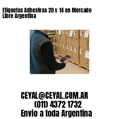 Etiquetas Adhesivas 20 x 14 en Mercado Libre Argentina