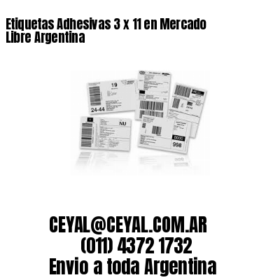Etiquetas Adhesivas 3 x 11 en Mercado Libre Argentina
