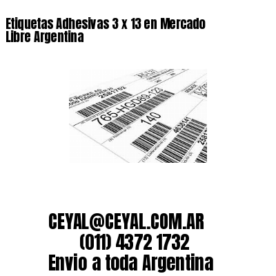 Etiquetas Adhesivas 3 x 13 en Mercado Libre Argentina