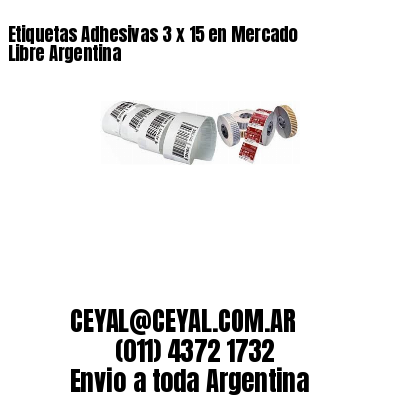 Etiquetas Adhesivas 3 x 15 en Mercado Libre Argentina