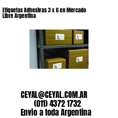 Etiquetas Adhesivas 3 x 6 en Mercado Libre Argentina