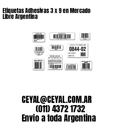 Etiquetas Adhesivas 3 x 9 en Mercado Libre Argentina