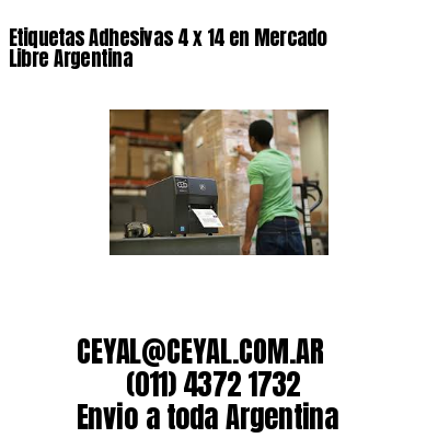 Etiquetas Adhesivas 4 x 14 en Mercado Libre Argentina