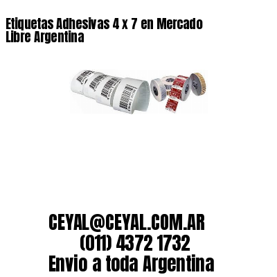 Etiquetas Adhesivas 4 x 7 en Mercado Libre Argentina
