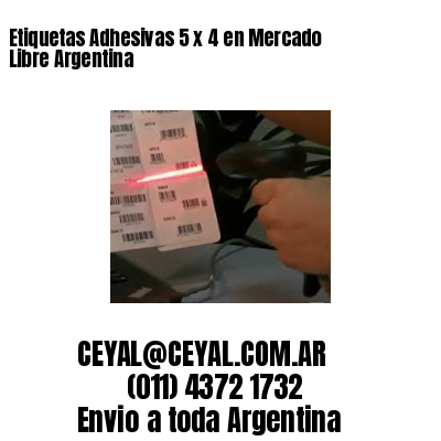 Etiquetas Adhesivas 5 x 4 en Mercado Libre Argentina