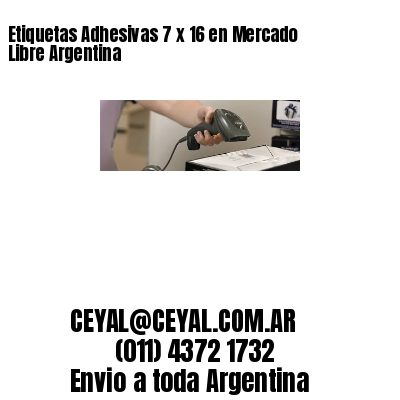 Etiquetas Adhesivas 7 x 16 en Mercado Libre Argentina