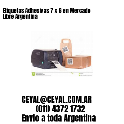 Etiquetas Adhesivas 7 x 6 en Mercado Libre Argentina