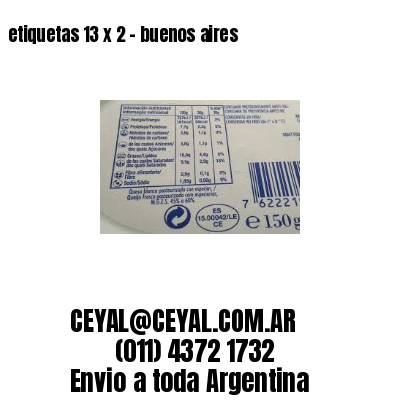 etiquetas 13 x 2 – buenos aires