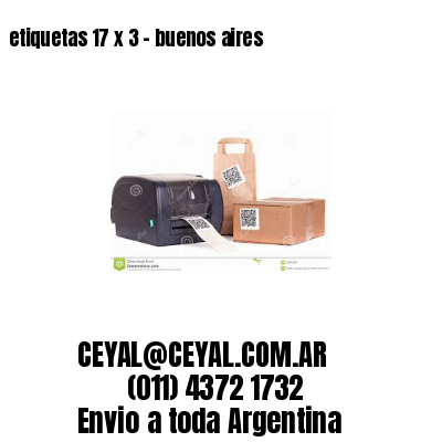 etiquetas 17 x 3 – buenos aires