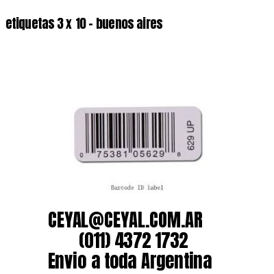etiquetas 3 x 10 – buenos aires