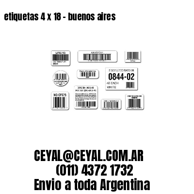 etiquetas 4 x 18 – buenos aires