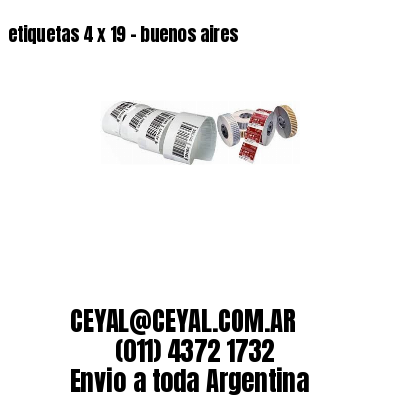etiquetas 4 x 19 – buenos aires