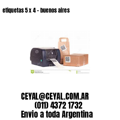 etiquetas 5 x 4 – buenos aires