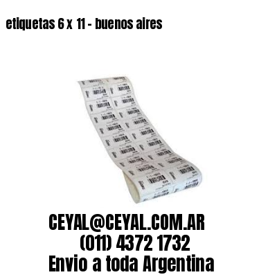 etiquetas 6 x 11 – buenos aires