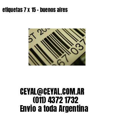 etiquetas 7 x 15 – buenos aires
