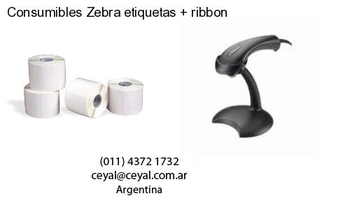 Consumibles Zebra etiquetas ribbon