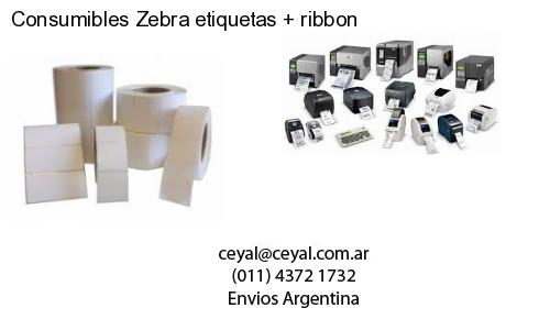 Consumibles Zebra etiquetas   ribbon
