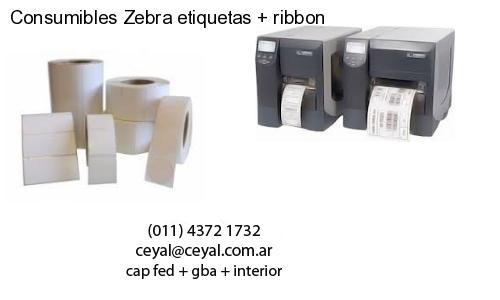 Consumibles Zebra etiquetas   ribbon