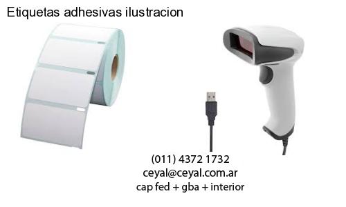 Etiquetas adhesivas ilustracion