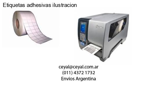 Etiquetas adhesivas ilustracion