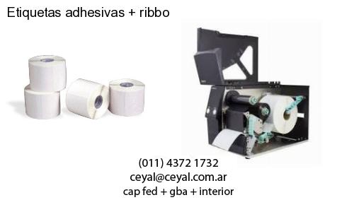 Etiquetas adhesivas   ribbo