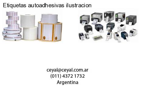 Etiquetas autoadhesivas ilustracion