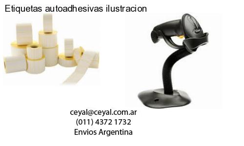 Etiquetas autoadhesivas ilustracion