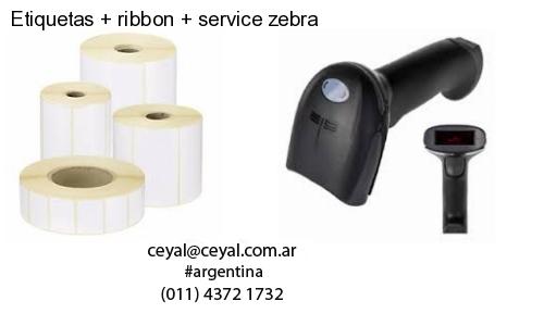 Etiquetas   ribbon   service zebra