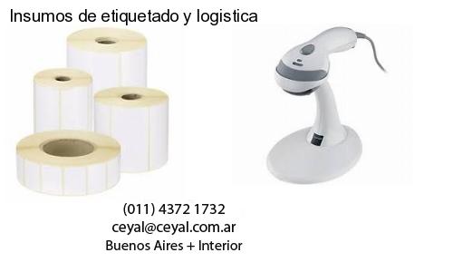 Insumos de etiquetado y logistica