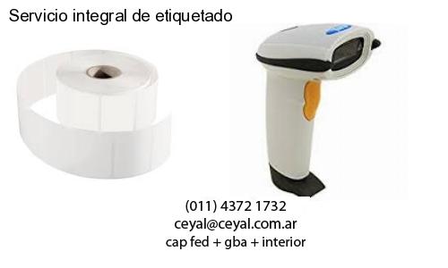 Servicio integral de etiquetado