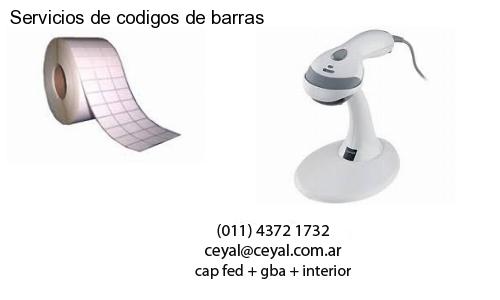 Servicios de codigos de barras
