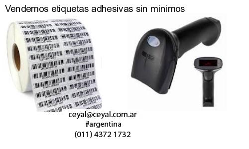 Vendemos etiquetas adhesivas sin minimos