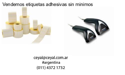 Vendemos etiquetas adhesivas sin minimos