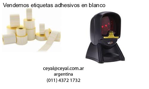 Vendemos etiquetas adhesivos en blanco