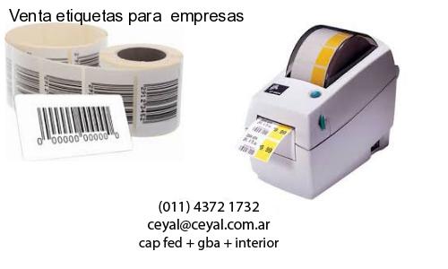 Venta etiquetas para  empresas