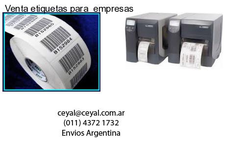 Venta etiquetas para  empresas