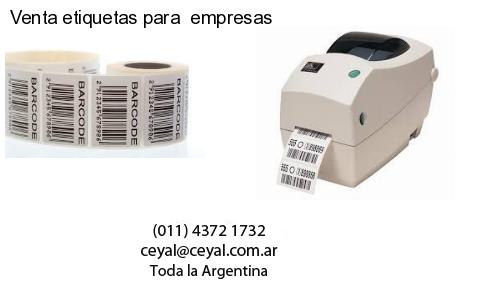 Venta etiquetas para empresas
