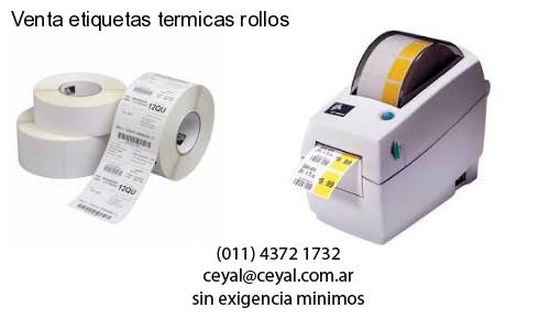 Venta etiquetas termicas rollos