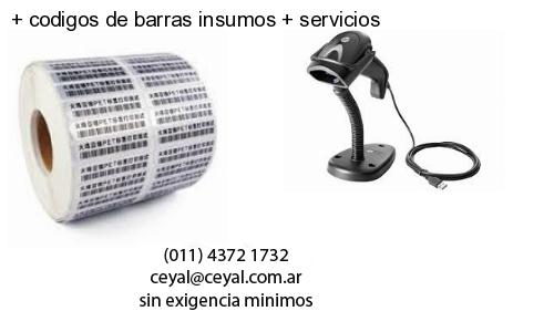   codigos de barras insumos   servicios