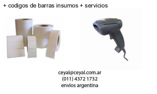   codigos de barras insumos   servicios