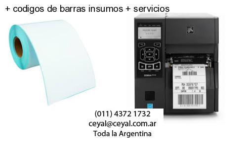 codigos de barras insumos servicios