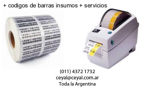 codigos de barras insumos servicios