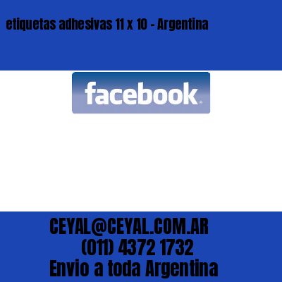 etiquetas adhesivas 11 x 10 – Argentina