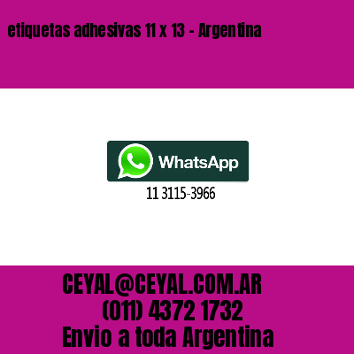 etiquetas adhesivas 11 x 13 – Argentina
