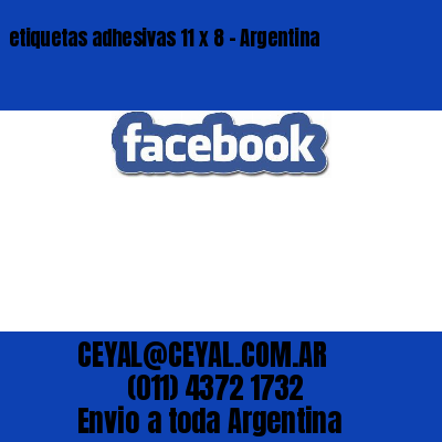 etiquetas adhesivas 11 x 8 – Argentina