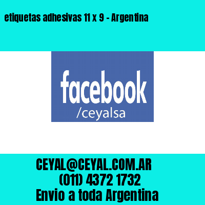 etiquetas adhesivas 11 x 9 – Argentina